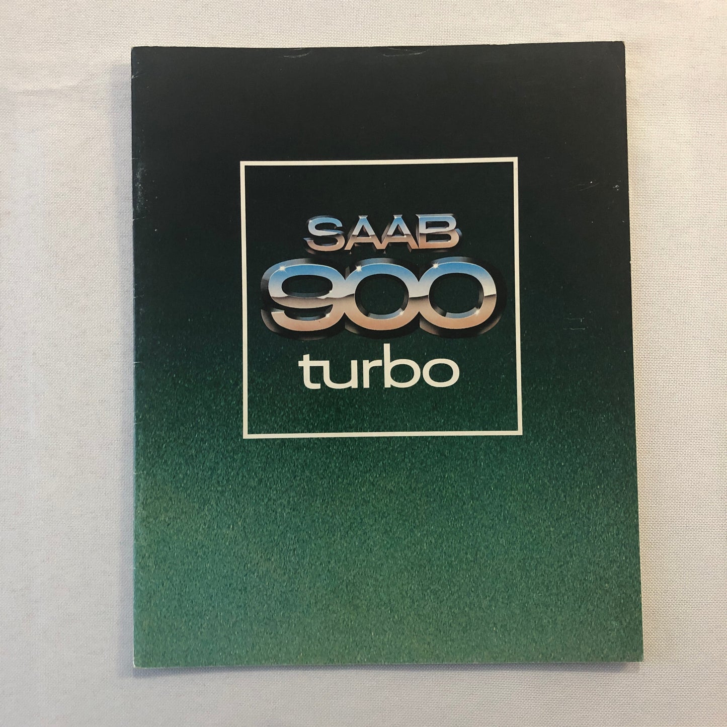 Saab 900 Turbo Sales Brochure Catalog Advertising Vintage Car Automobile