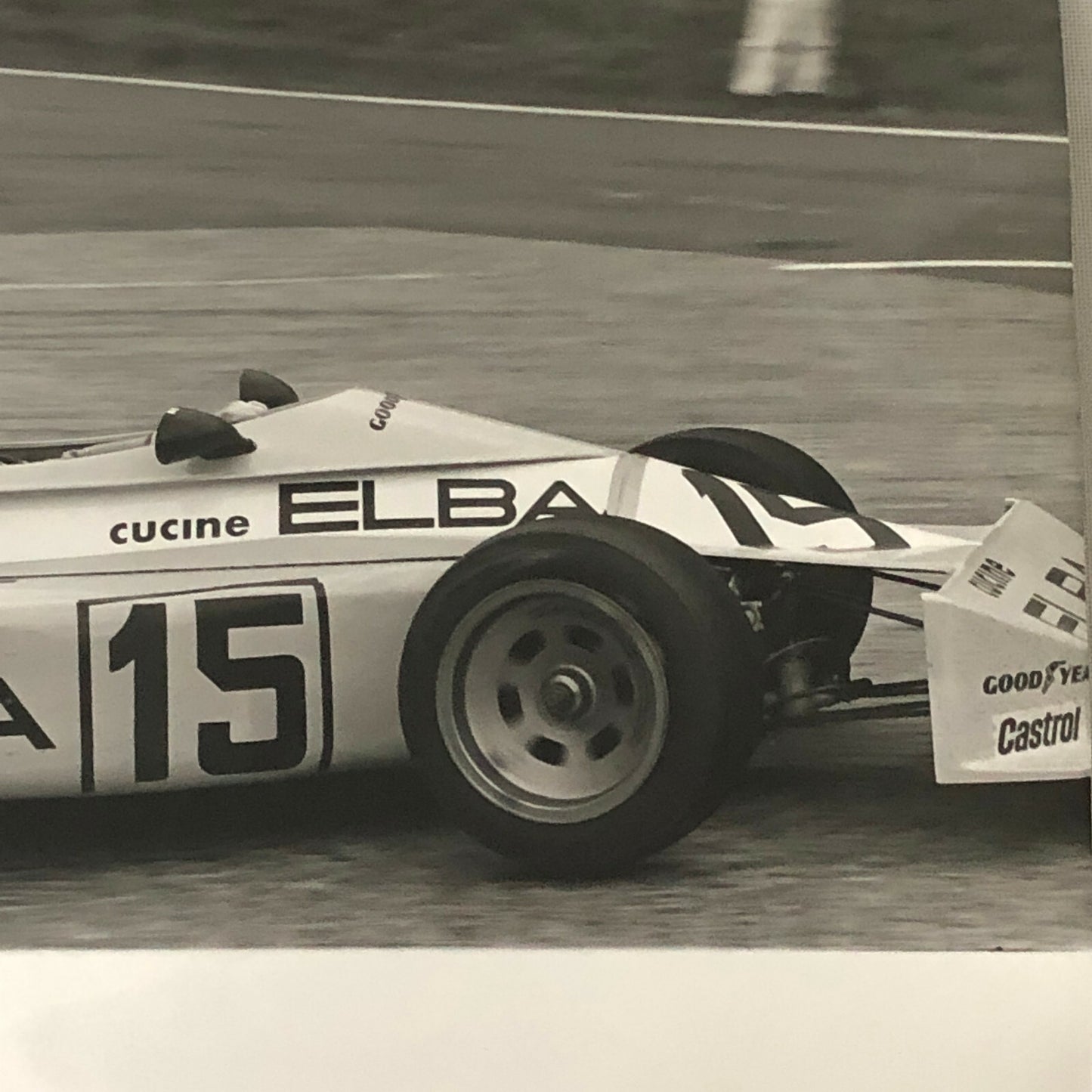 Vintage 1975 Formula 2 F2 Racing Photo Photograph Rouen Grand Prix Serblin BMW 