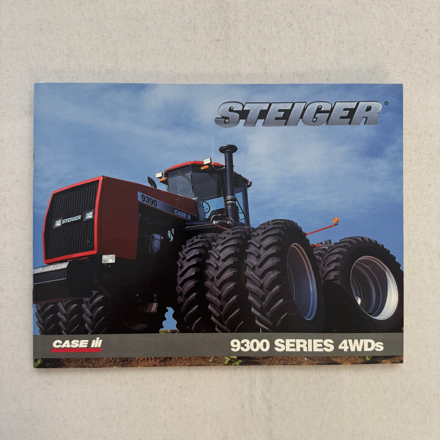 Case Steiger 9300 Series 4WD Tractor Equipment Sales Brochure Catalog
