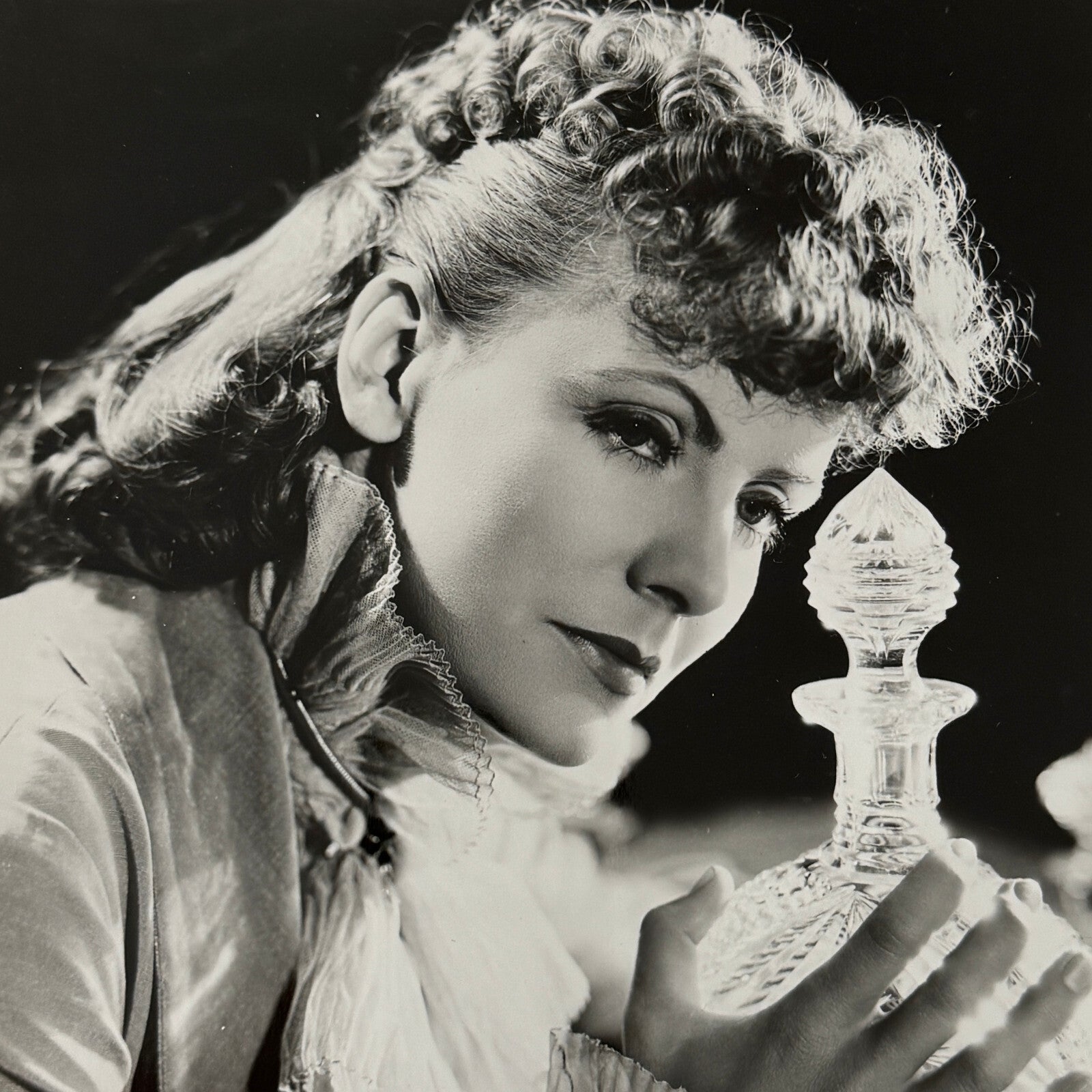 Vintage Actress Photo Photograph Print Beautiful Greta Garbo