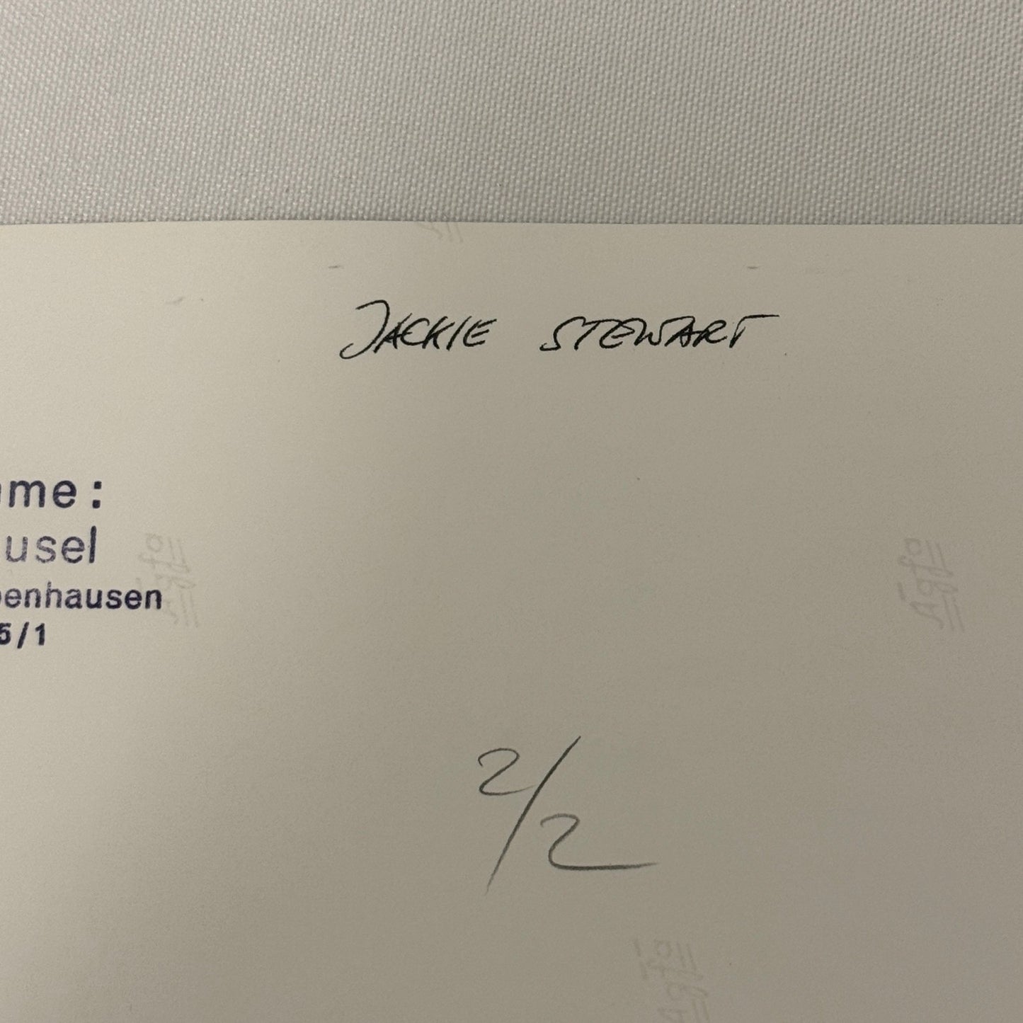 Vintage Racing Photo 1971 German Grand Prix Race Jackie Stewart Motorsport