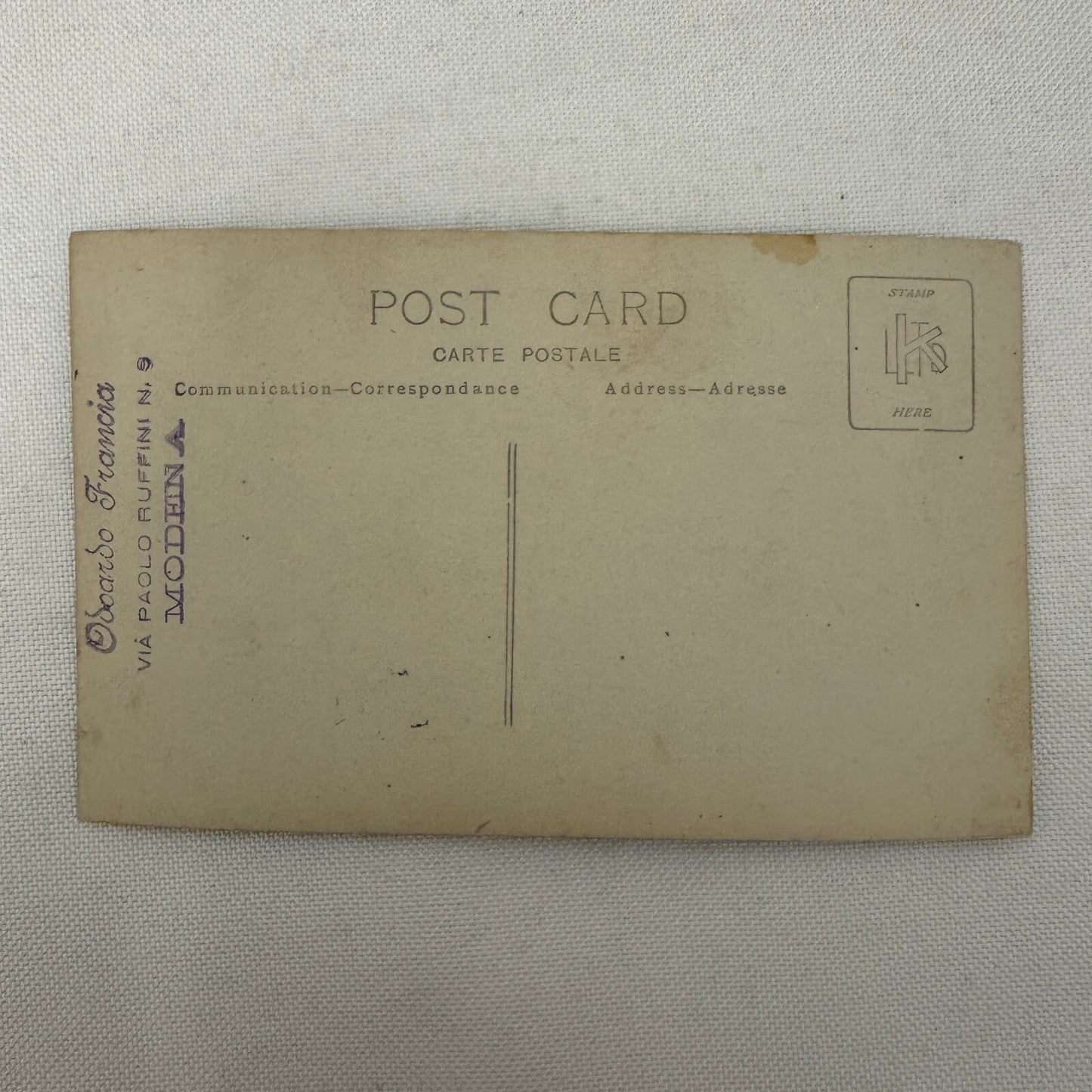 Carrozzeria Orlandi Car Automobile Photo Postcard Post Card RPPC A Orlandi