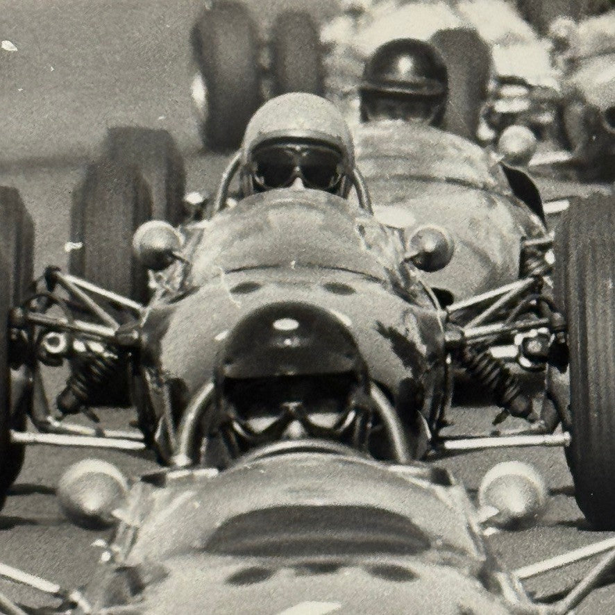 Vintage Racing Photo Photograph Unidentified Cars Lynton Money Print