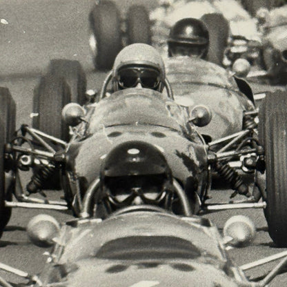 Vintage Racing Photo Photograph Unidentified Cars Lynton Money Print