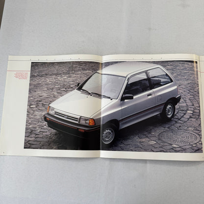 1988 Ford Festiva Car Sales Brochure Catalog Advertising