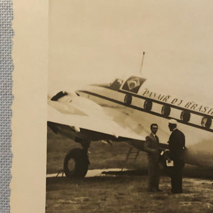 Panair Do Brasil Aircraft Airplane Plane Photo Photograph Brazil Brazilian
