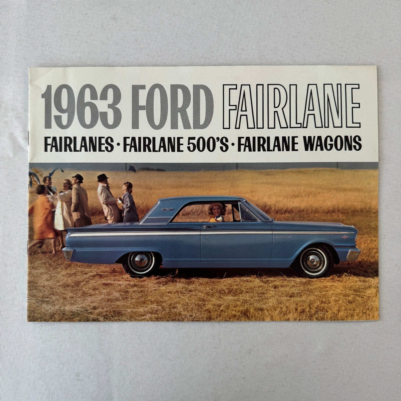 1963 Ford Fairlane Car Sales Brochure Catalog Canadian Fairlane 500 Wagon +