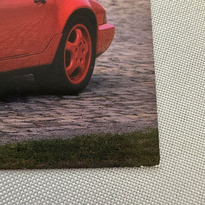 Porsche 911 Convertible Postcard Vintage Image Printed 2015