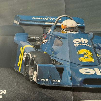 Tyrrel P34 Renault ELF Racing Car Jody Scheckter Poster