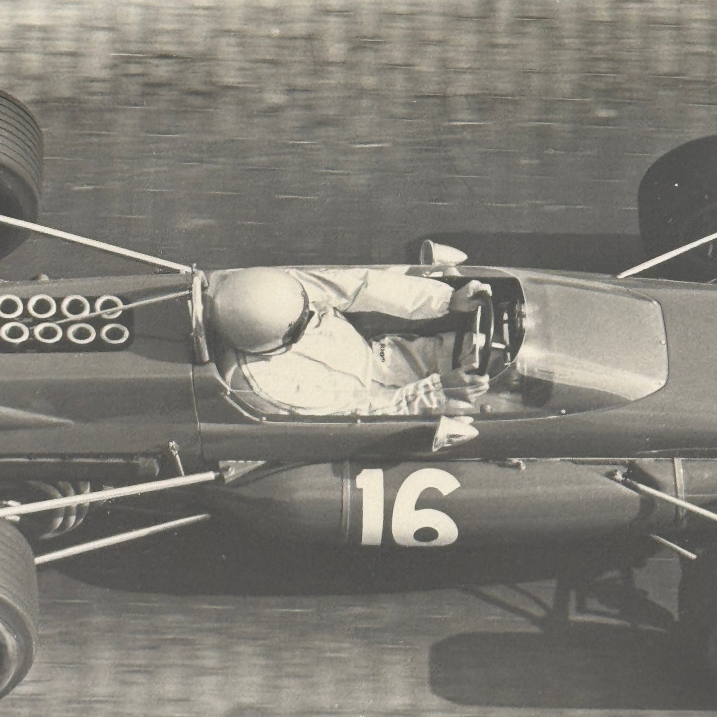 Vintage Racing Photo Bruce McLaren M4B BRM Monaco Grand Prix 1967 Motoring News