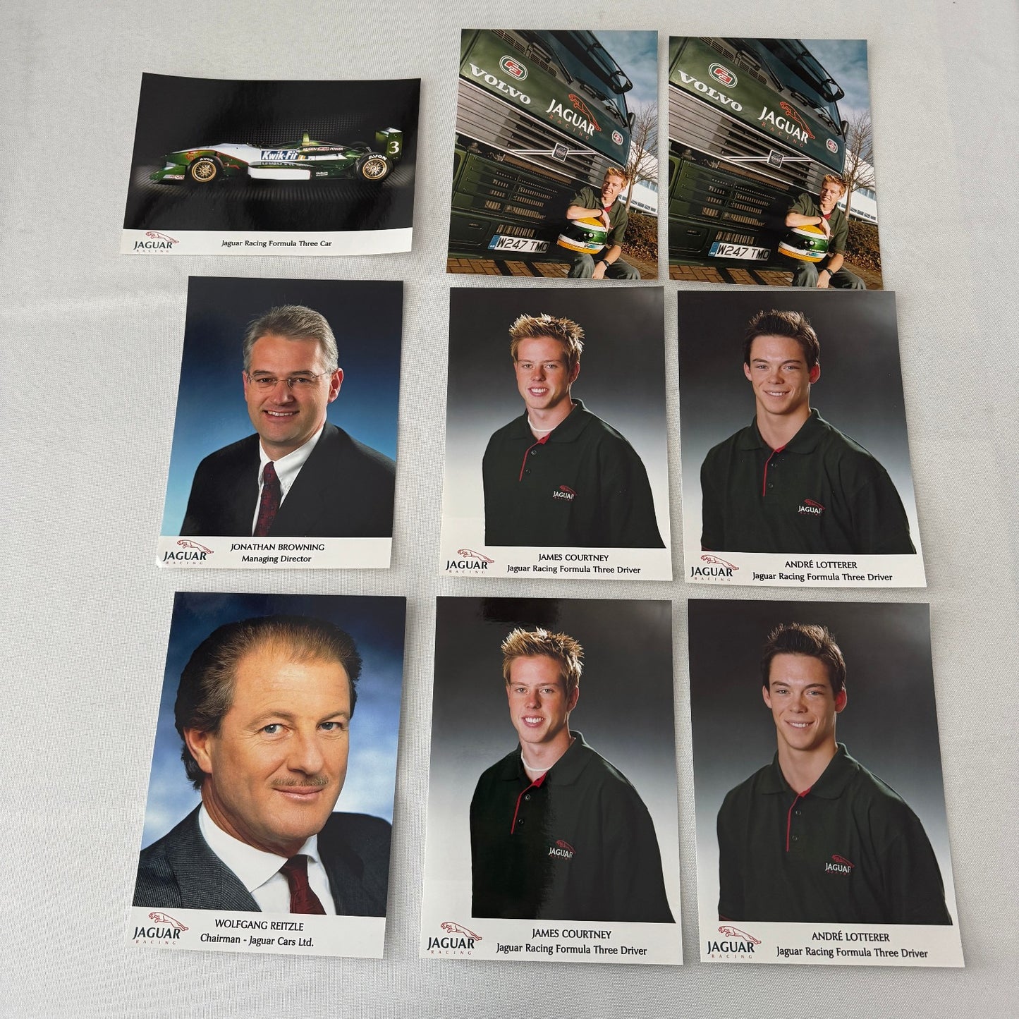 2001 Jaguar Racing Press Kit Formula 3 Formula One F1 Photos Eddie Irvine