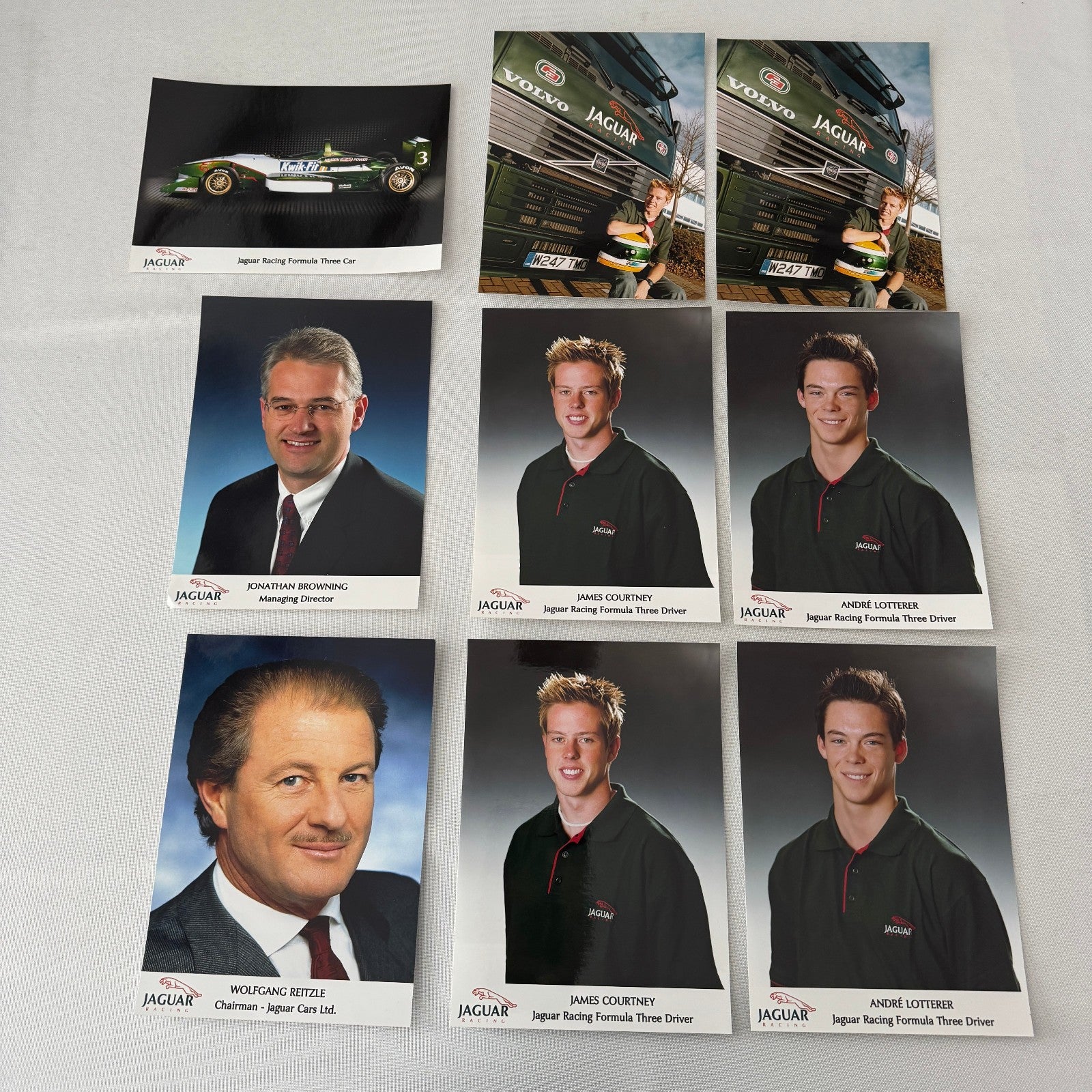 2001 Jaguar Racing Press Kit Formula 3 Formula One F1 Photos Eddie Irvine