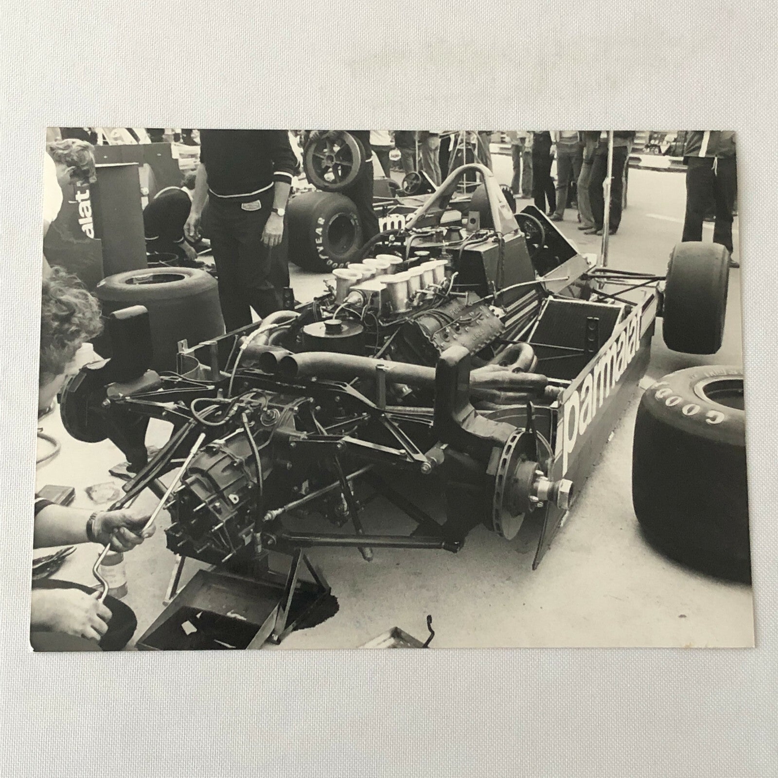 Vintage 1980 Brabham Racing BT 49 Car Press Photo Photograph DPPI 