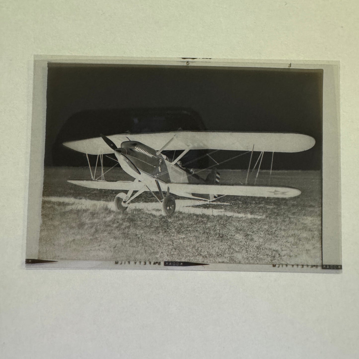 Vintage Photo Negative Curtiss XO-13A Airplane Plane Aircraft Army Military