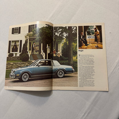 1980 Buick Regal and Century Car Sales Brochure Catalog Advertising