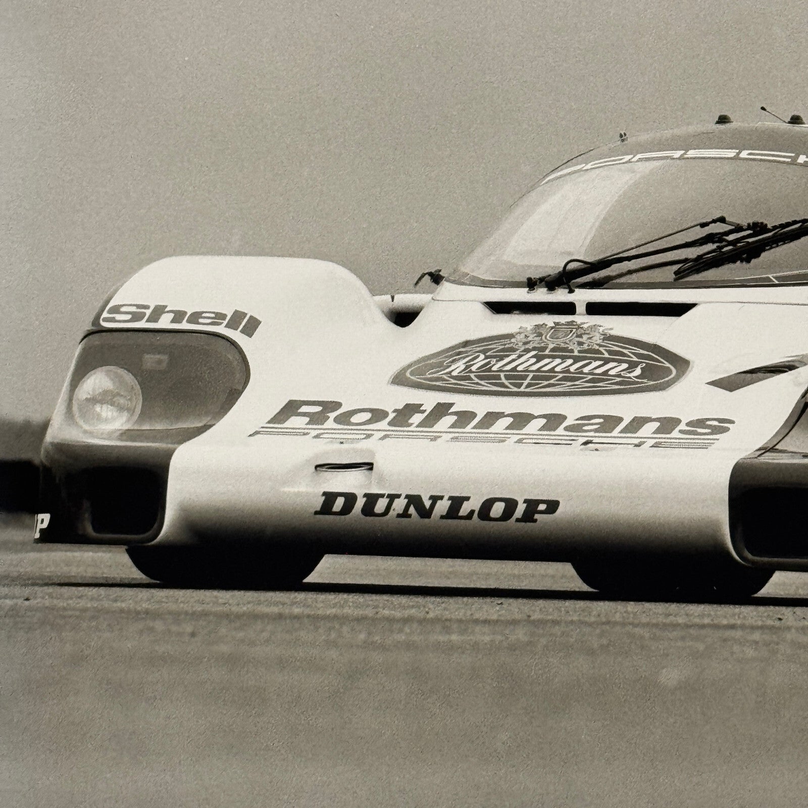 Porsche Rothmans Racing Car Photo Photograph Print 962 Groupe C