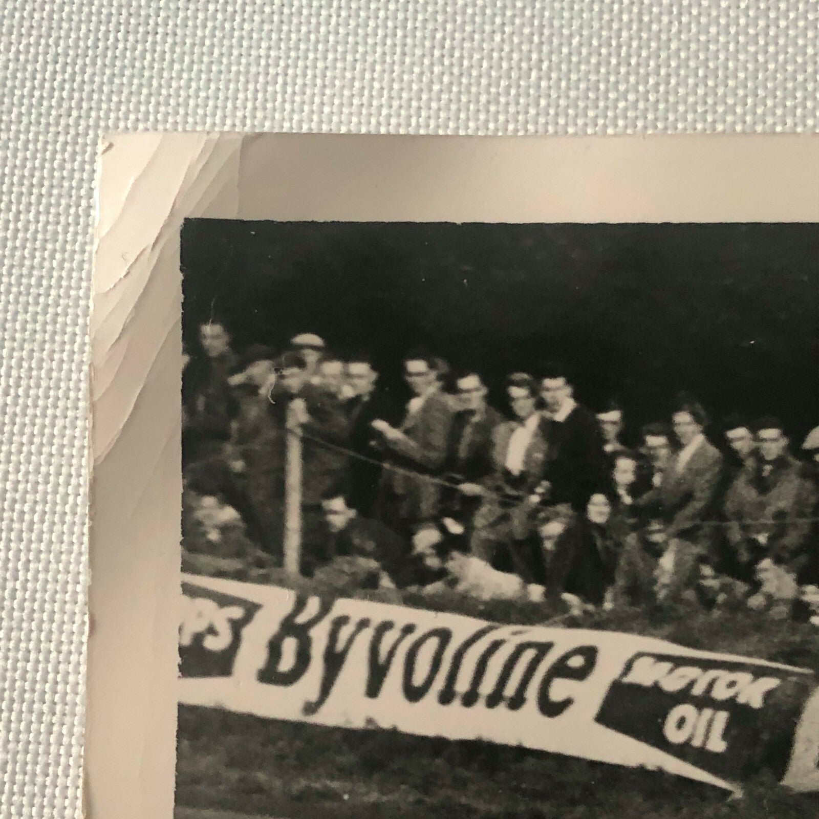 Vintage 1959 Racing Photo Photograph Driver Stirling Moss Jack Brabham Oulton