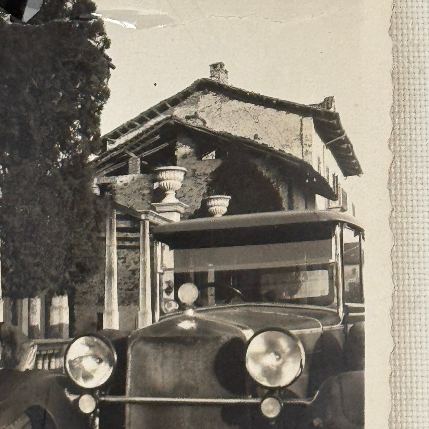 Vintage Photo Photograph Print Early Antique Car Automobile