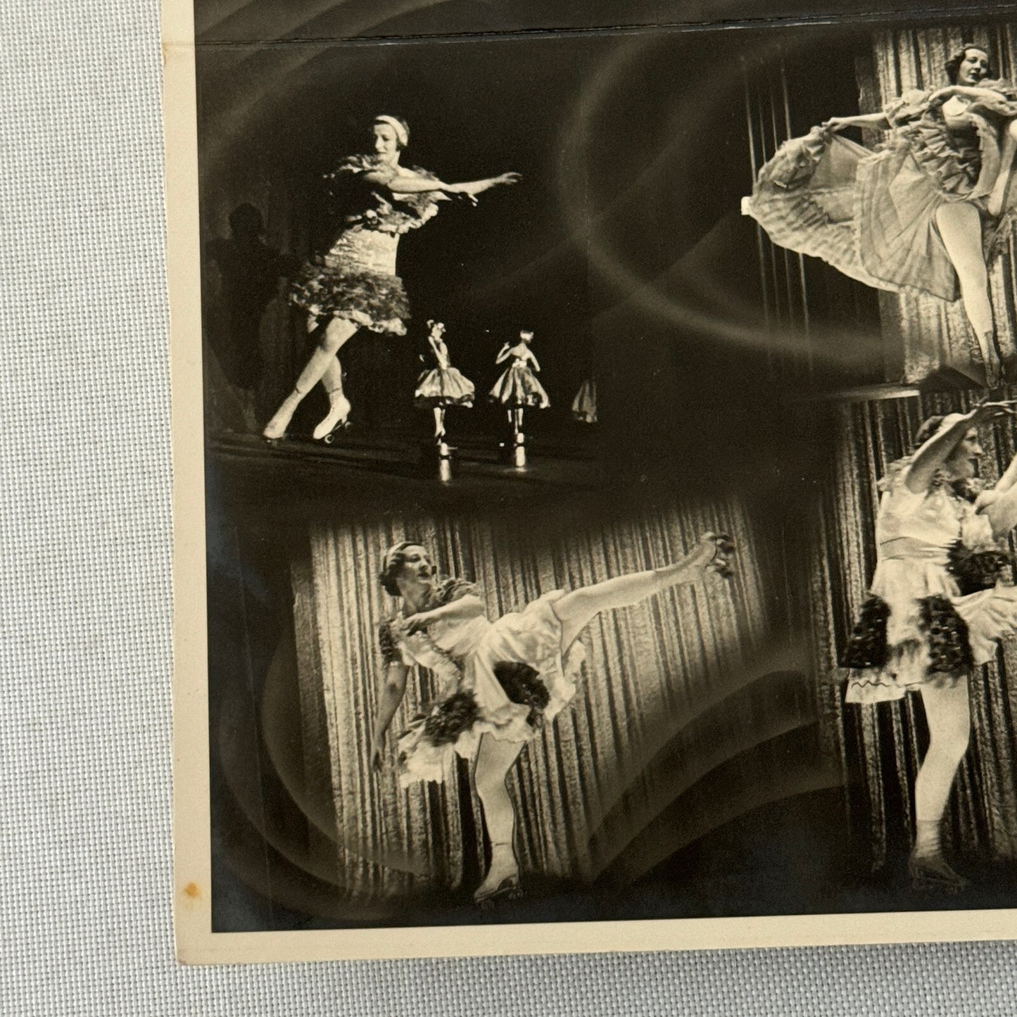 Vintage Circus Rollerskating Roller Skate Act Photo Photograph Friedel Drosae