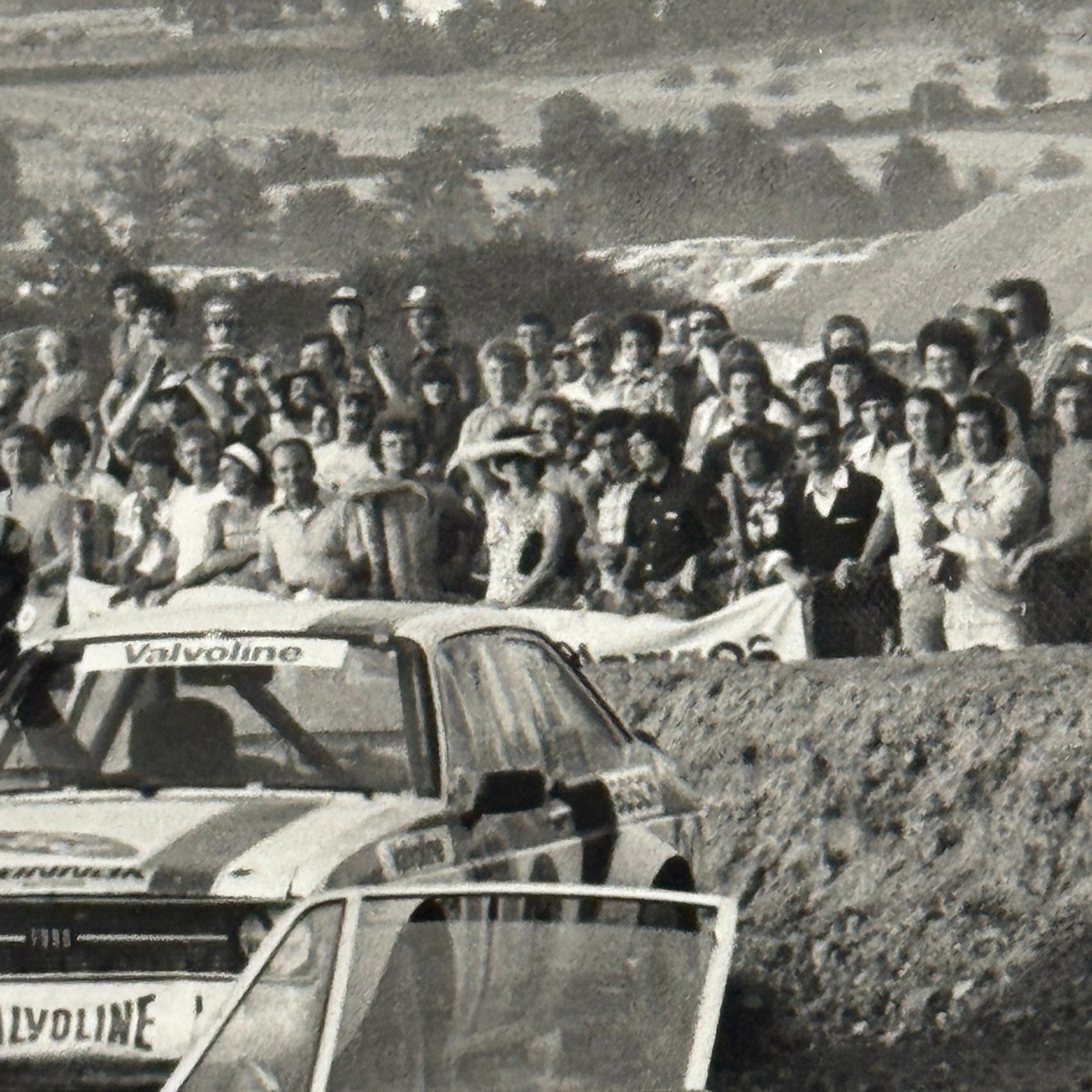 Vintage Rally Racing Photo Photograph Print DPPI Porsche 911 Volvo Car