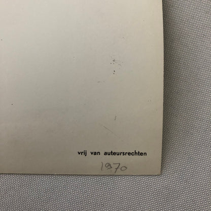 Vintage Volkswagen VW Beetle Factory Press Photo Photograph DUTCH Caption 1970