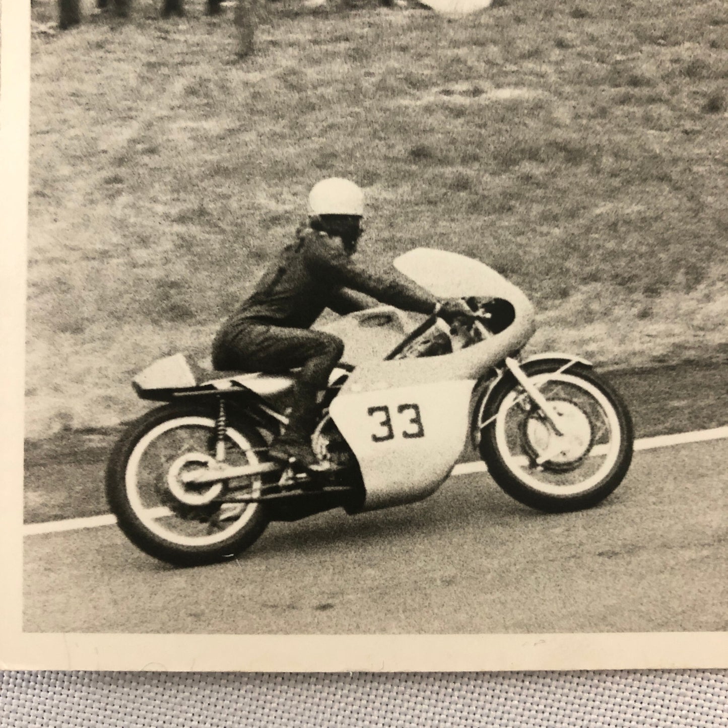 Vintage Motorcycle Racing Photo Photograph 1969 Germany
