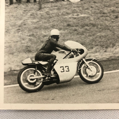 Vintage Motorcycle Racing Photo Photograph 1969 Germany