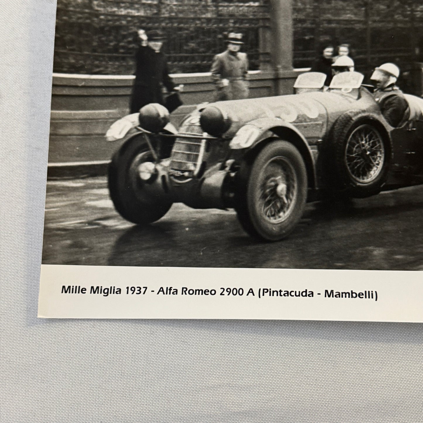 1937 Mille Miglia Alfa Romeo 2900 A Press Photo Photograph Modern Print