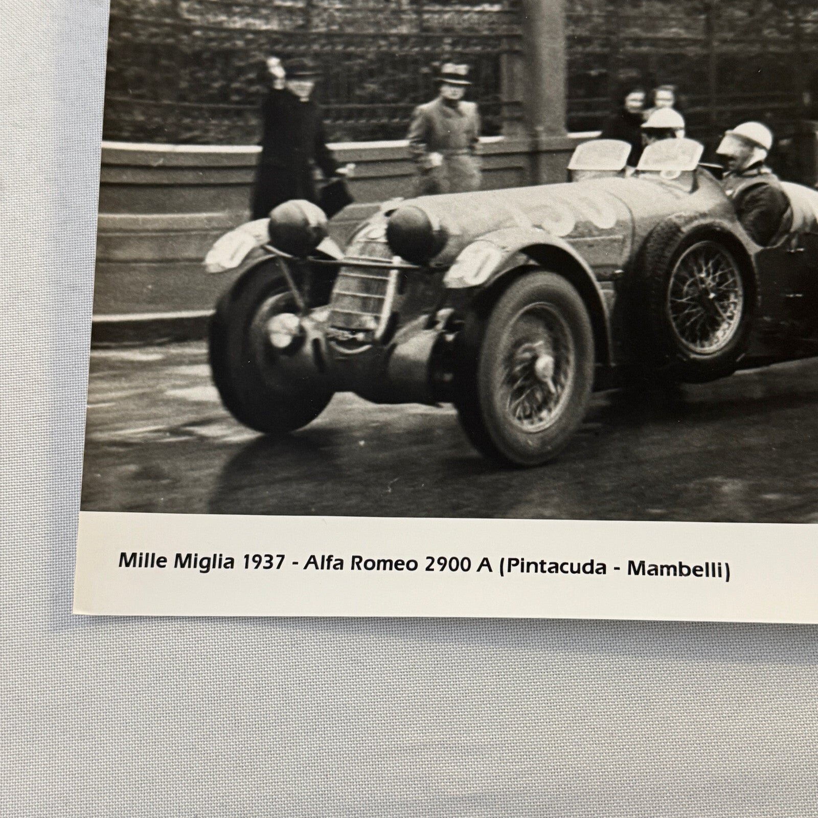 1937 Mille Miglia Alfa Romeo 2900 A Press Photo Photograph Modern Print