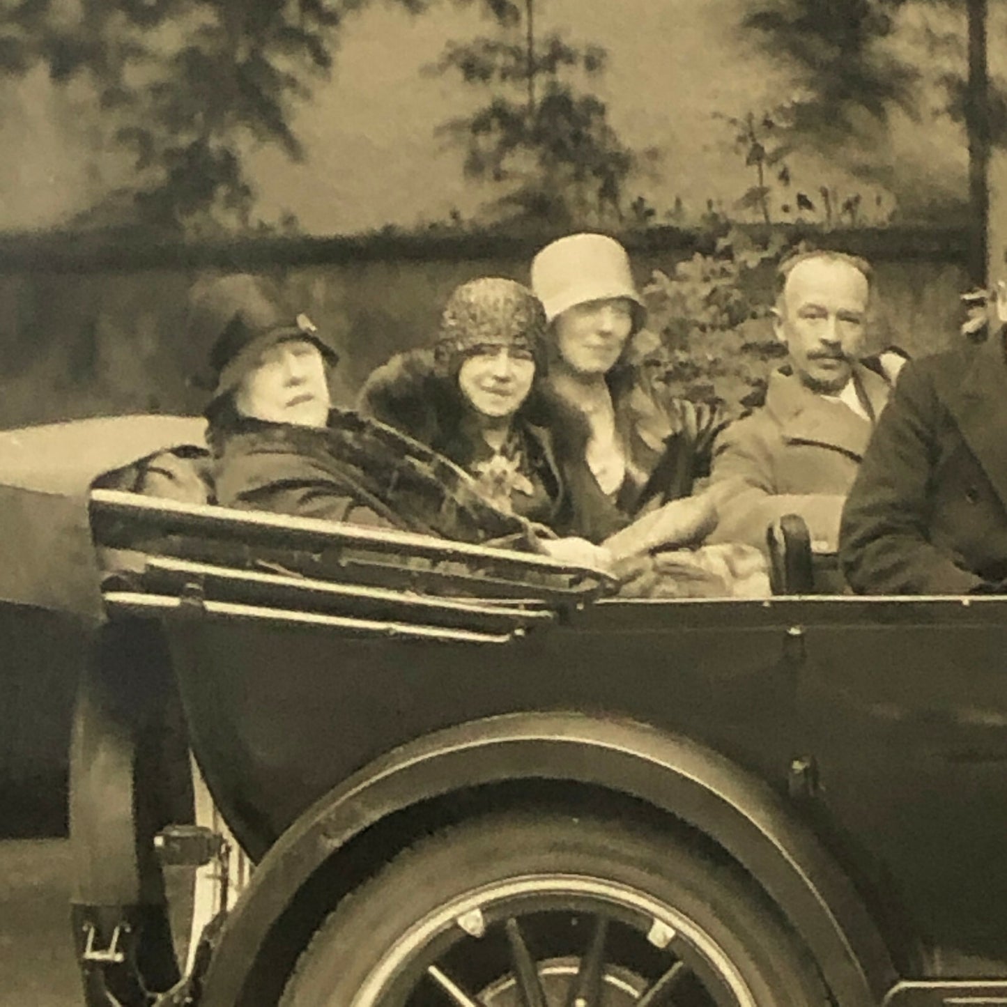 Antique Car Photo Postcard - Possibly Real Photo Post Card RPPC ? 