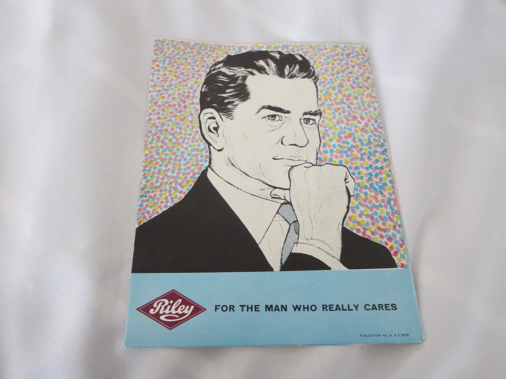 1959 1960 Riley 4 / Sixty Eight Sales Brochure Catalog Advertising 4/Sixty Eight