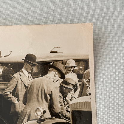 Press Photo Photograph Pegasus Club Car Rally Rallye Lawyers Race Lawyer 1933