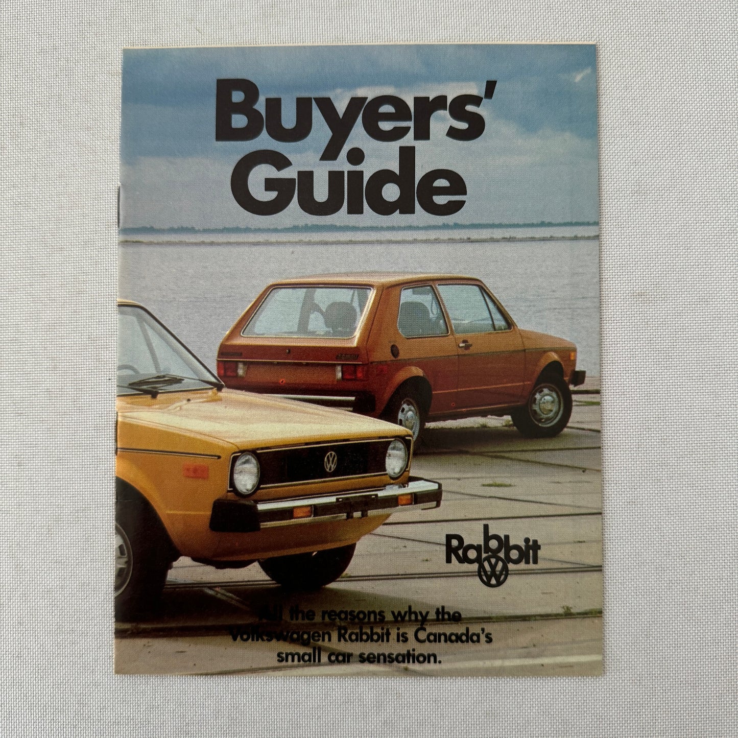 Volkswagen VW Rabbit Car Sales Brochure Catalog Canadian 1977 Campmobile Bus