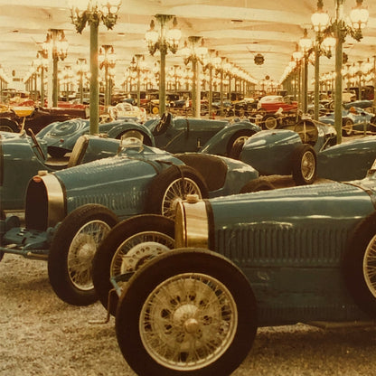 Vintage Bugatti Racing Schlumpf Collection Museum Photo Photograph Print 1984