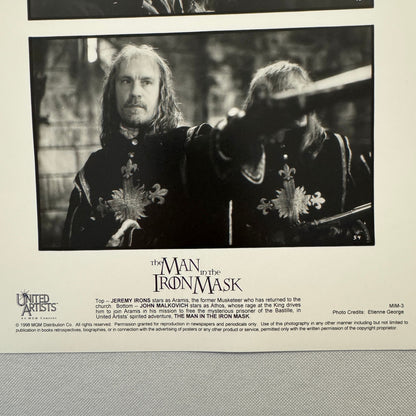 The Man in the Iron Mask Movie Press Photo Publicity Photograph Jeremy Irons