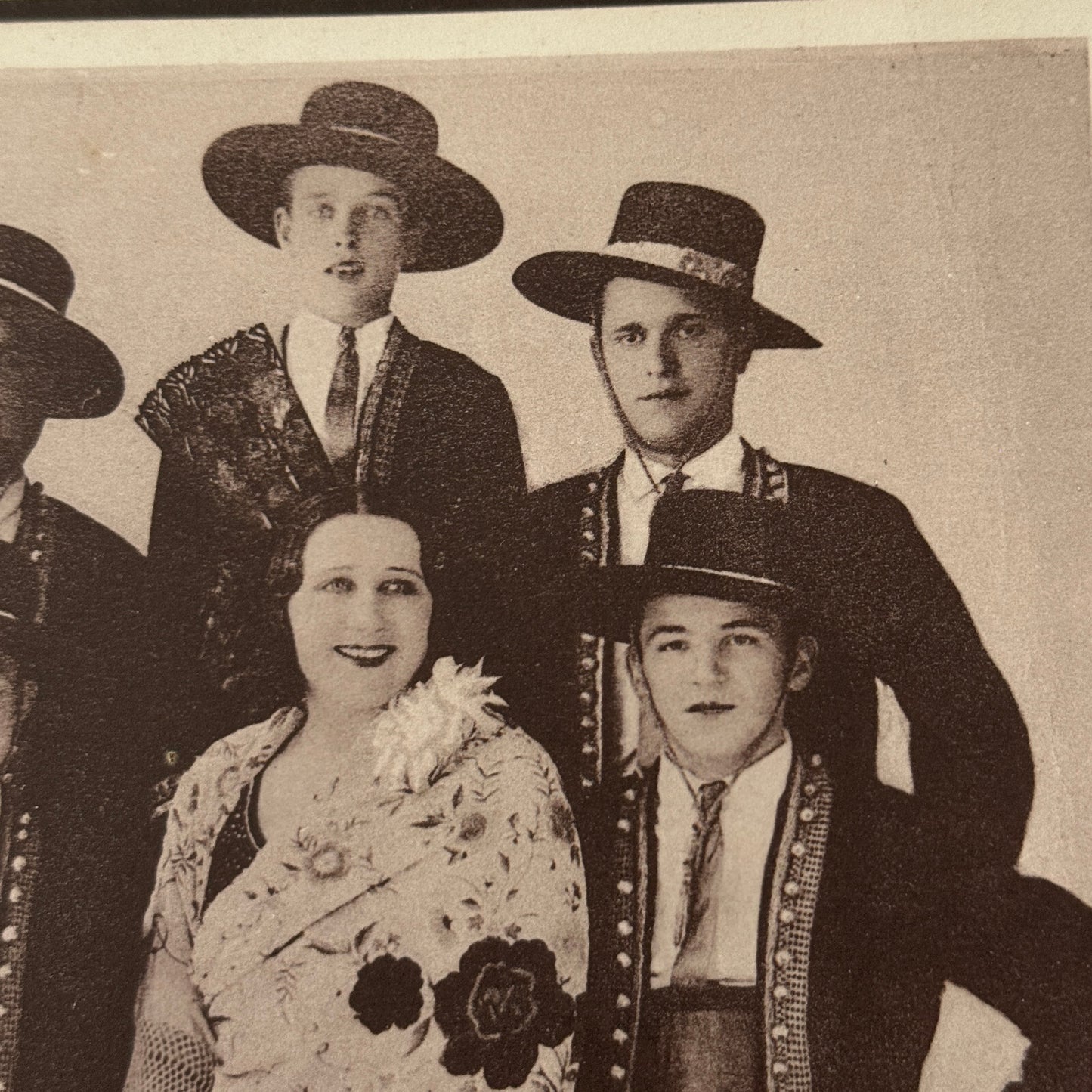 Vintage Circus Performers in Costume Photo Photograph Print