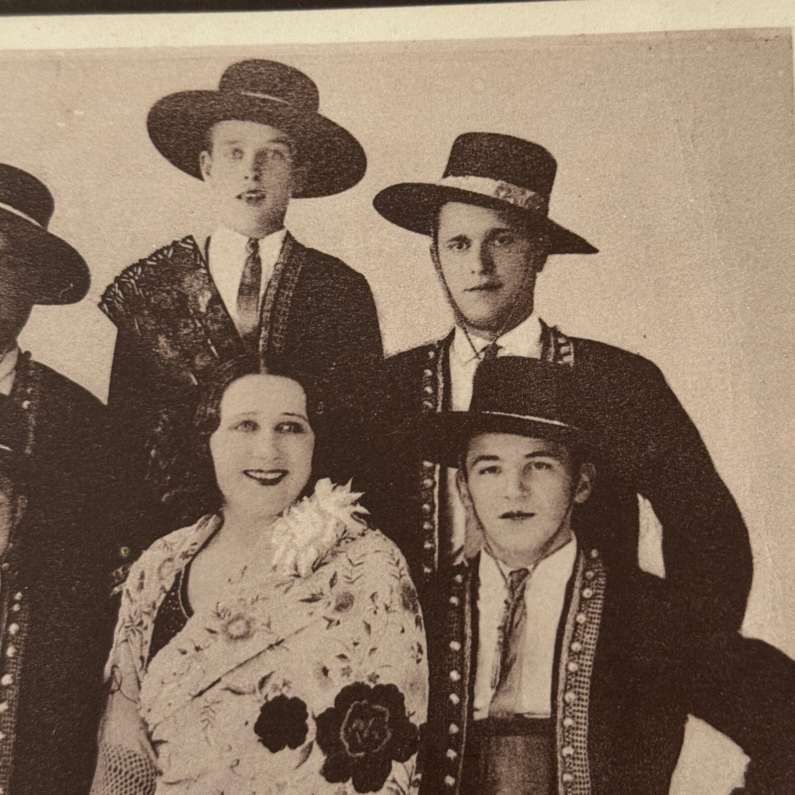 Vintage Circus Performers in Costume Photo Photograph Print