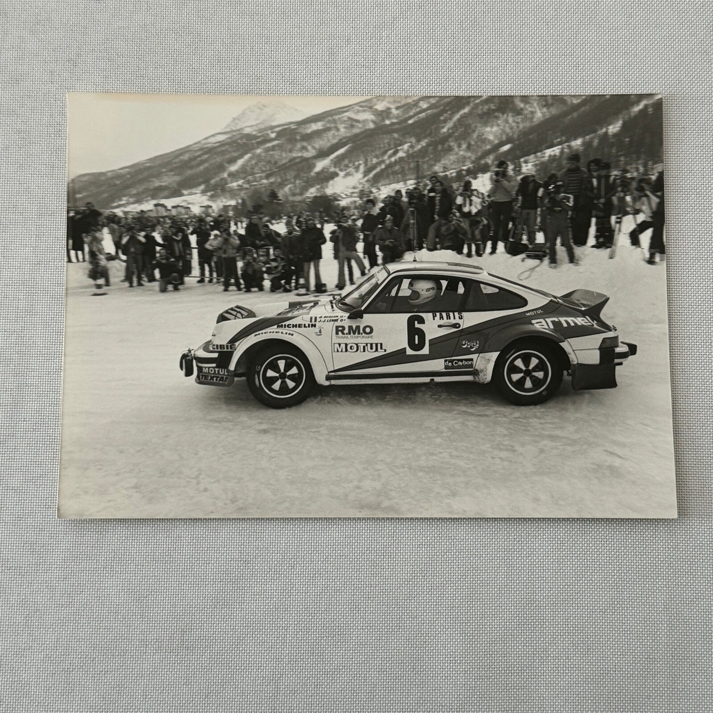 Porsche 911 Carrera 1980 Rallye Monte Carlo Press Photo Photograph DPPI Rally