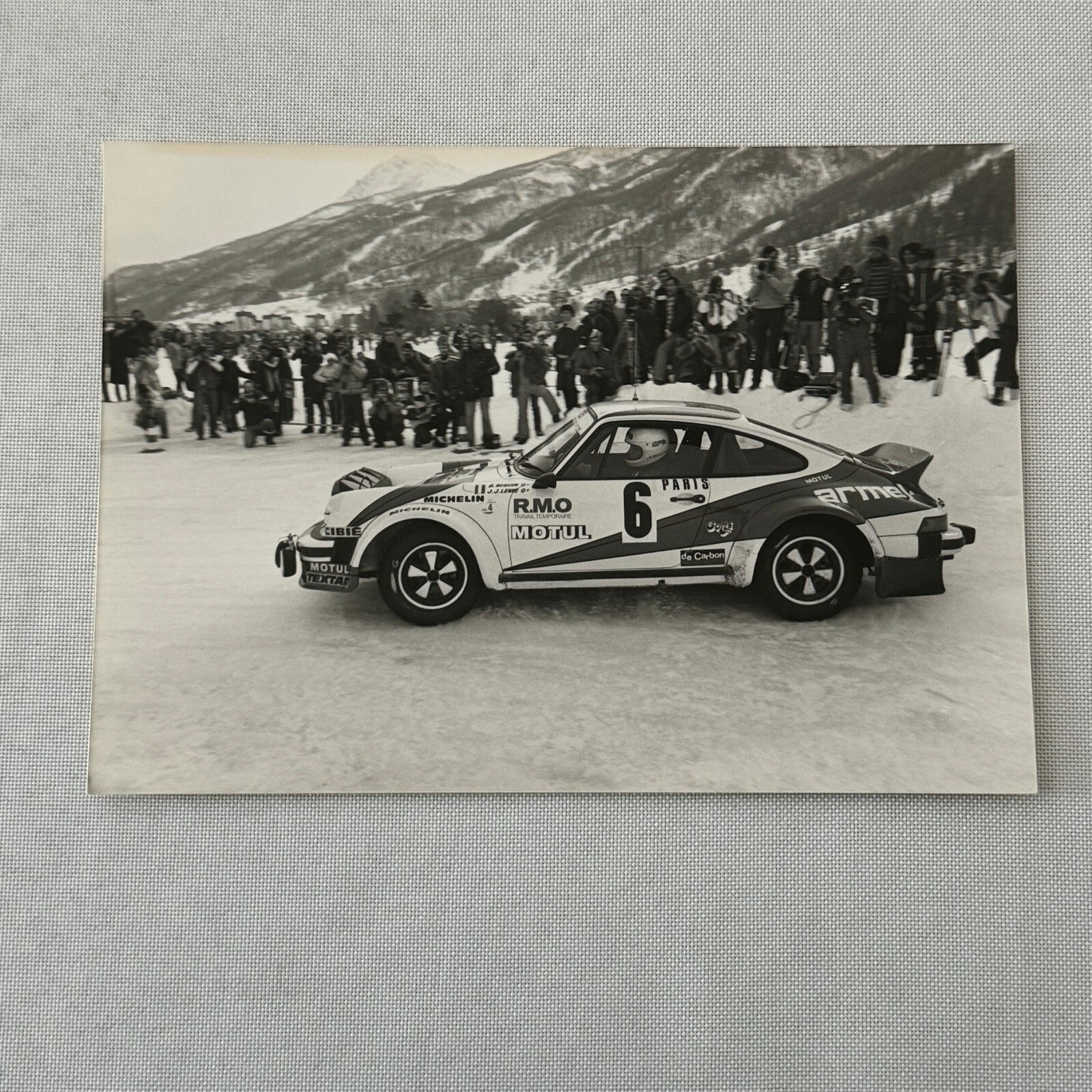 Porsche 911 Carrera 1980 Rallye Monte Carlo Press Photo Photograph DPPI Rally