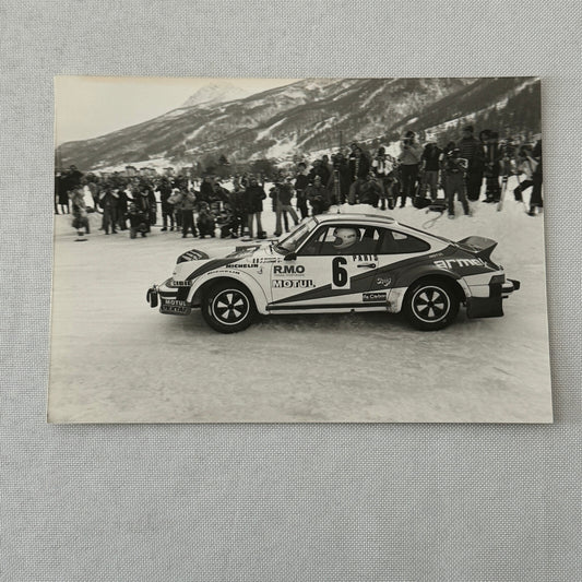Porsche 911 Carrera 1980 Rallye Monte Carlo Press Photo Photograph DPPI Rally