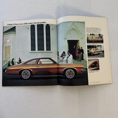 1973 Oldsmobile Sales Brochure Cutlass Supreme Omega Toronado Delta 88 Vintage