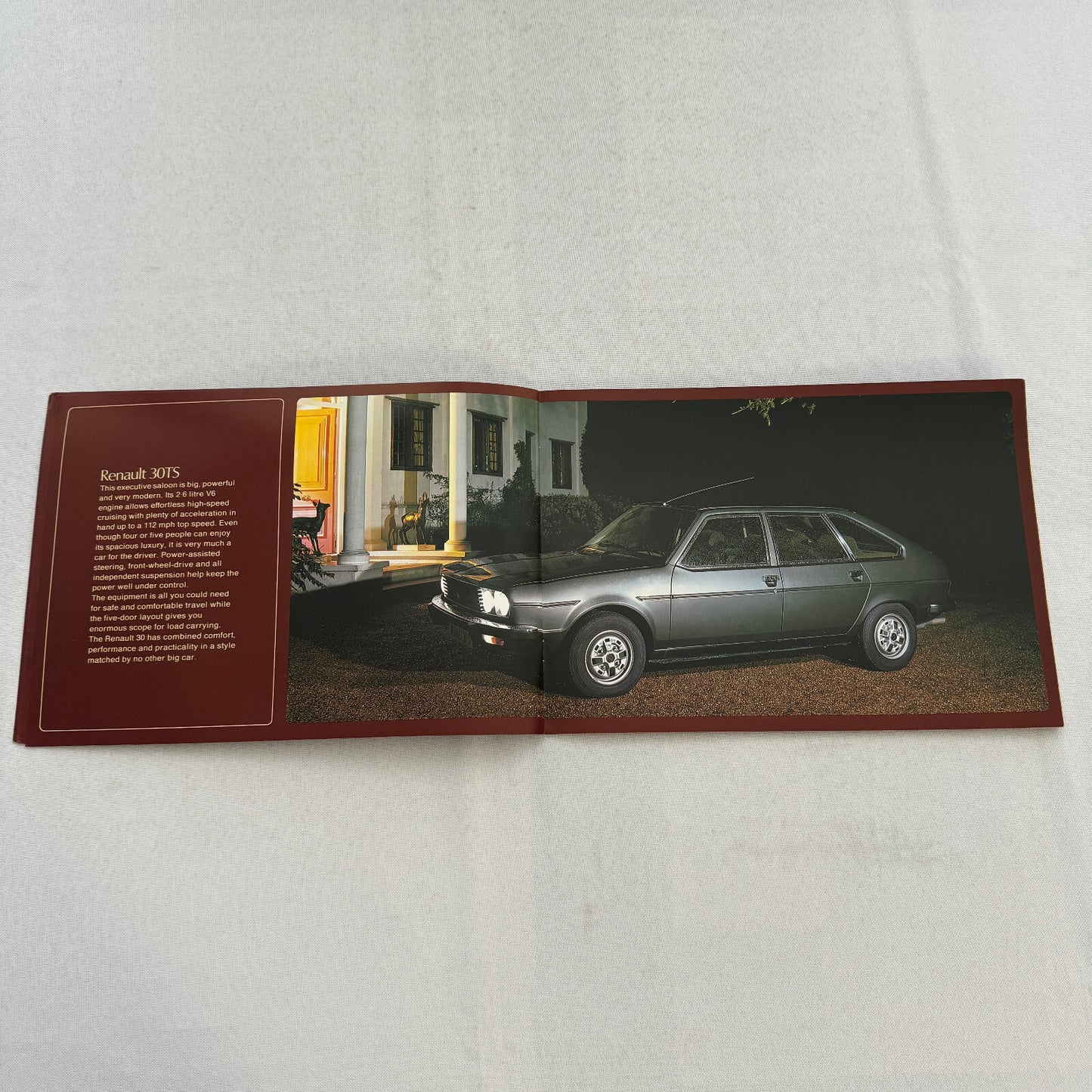 Renault Car Sales Brochure Catalog Vintage Renault 20 30 20TL 20TS 30TS TL TS