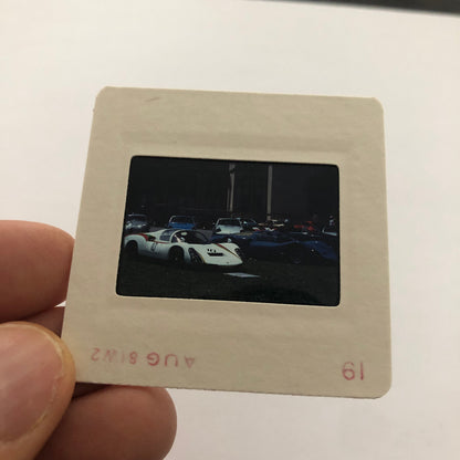 Porsche Car Show 35mm Photo Slide Vintage 1981 Racing and Road Cars
