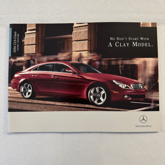 2006 Mercedes Benz CLS Class Sales Brochure Catalog CLS 500 CLS55 AMG
