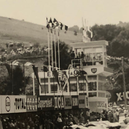 Vintage 1959 Racing Photo Photograph Print Race Cars Drivers 