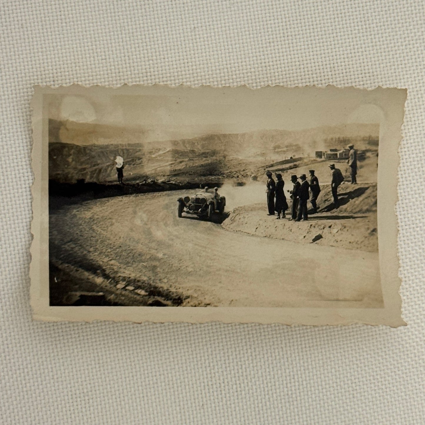 Vintage Racing Car Photo Photograph Early Automobile Motorsport