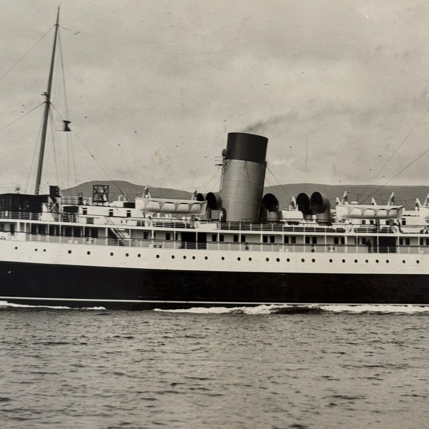 Vintage Ship Boat Photo Photograph Canadian Pacific Steamship SS Princess Helene