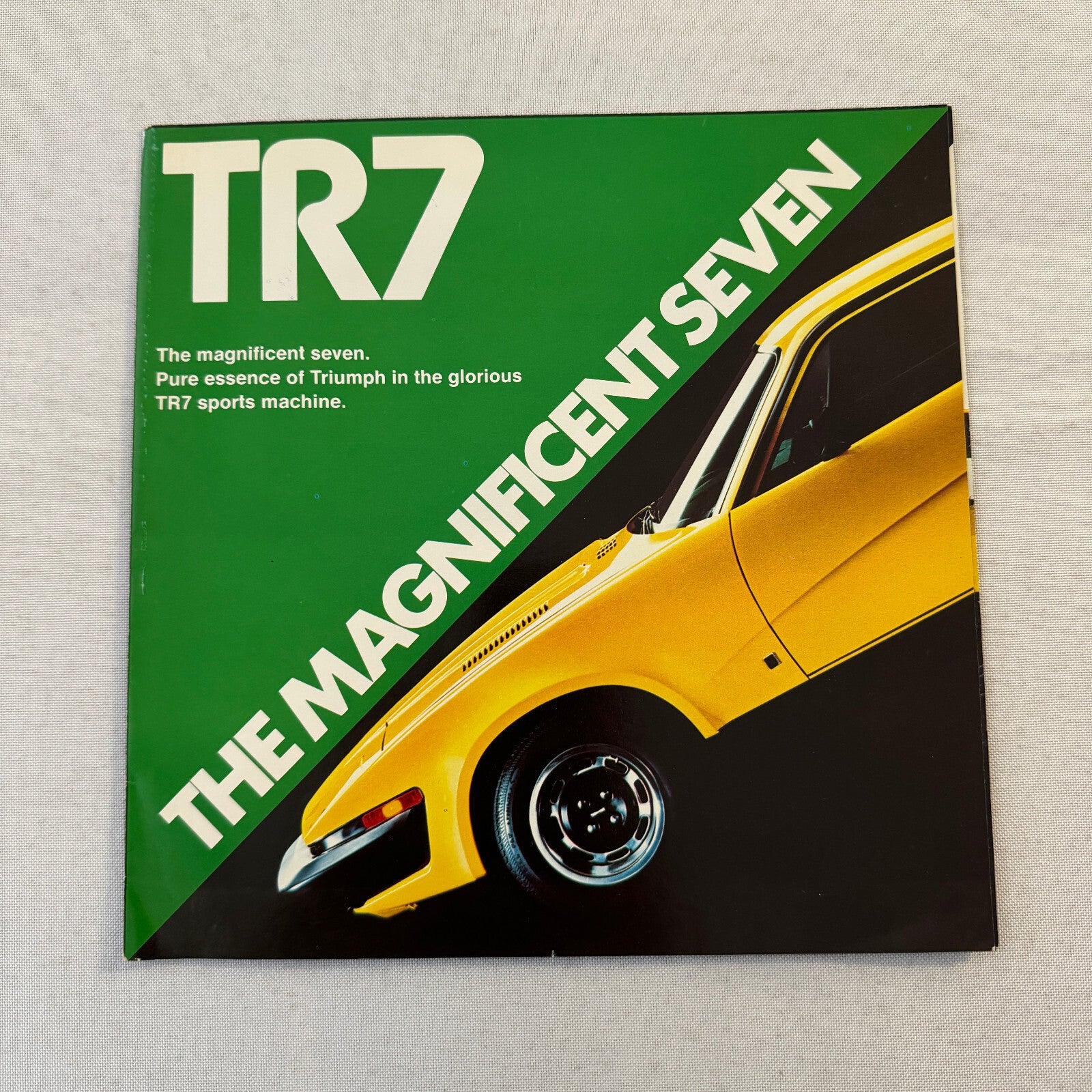 Triumph TR7 Sales Brochure Catalog Advertising Vintage