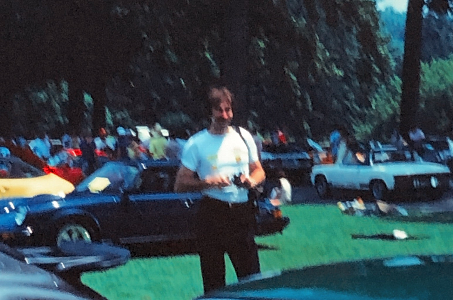 Porsche Car Show 35mm Photo Slide Vintage 1981