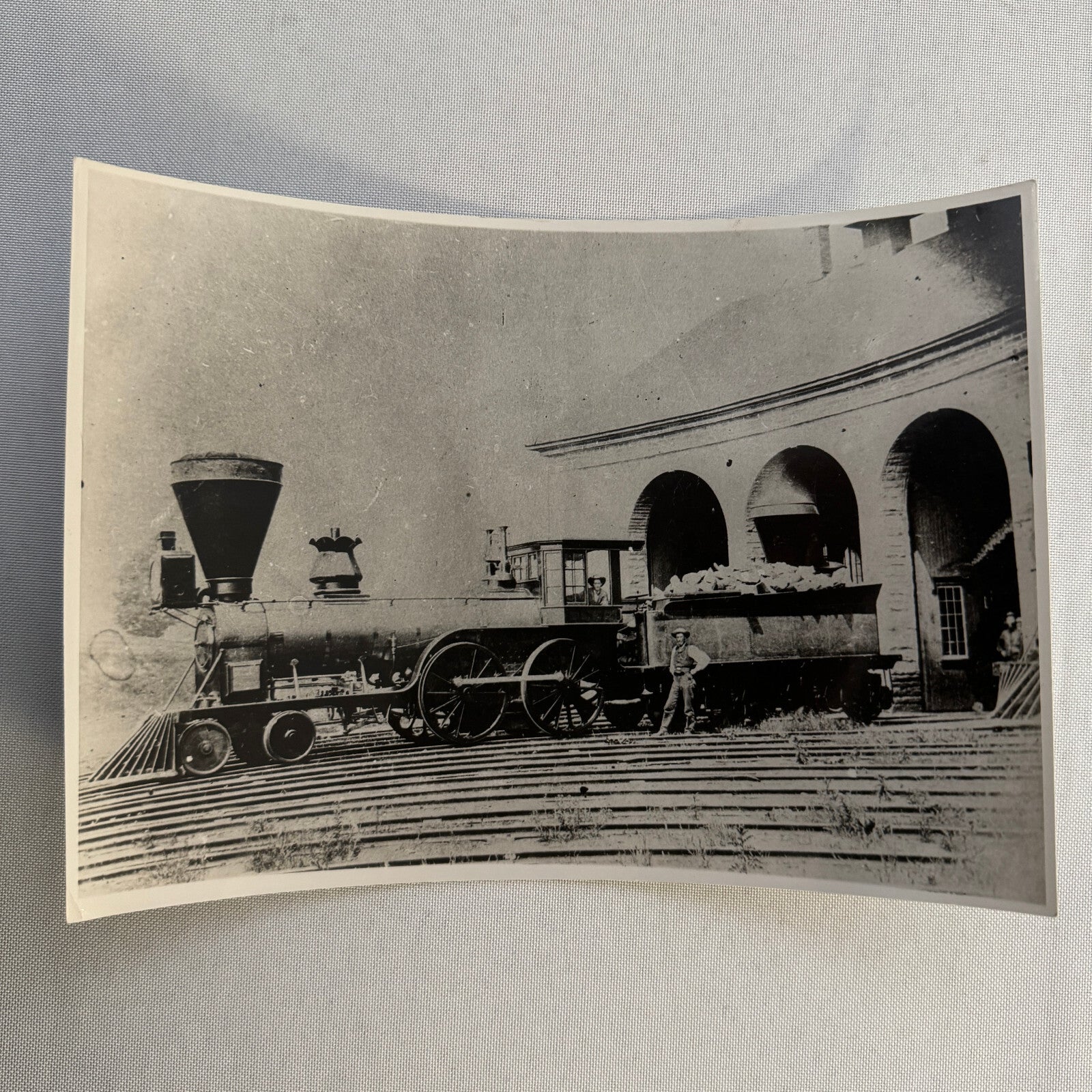 Central Vermont Railway Locomotive Train The Deer Vintage Photo Photograph
